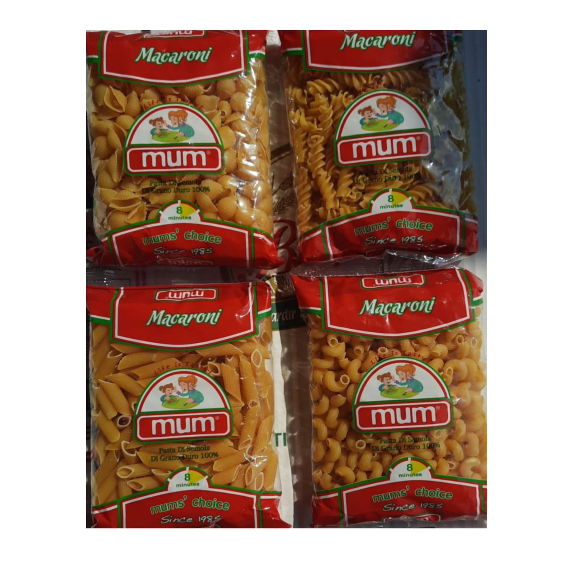 معكرونة الطاحونة اشكال